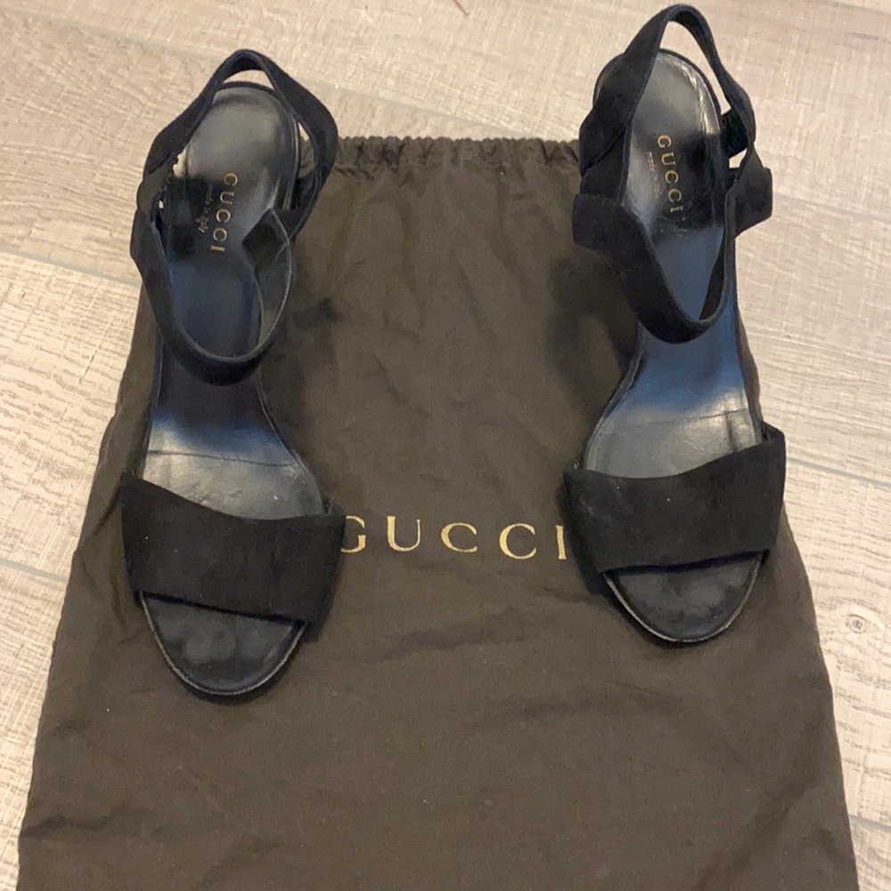 GUCCI cone heels sandas